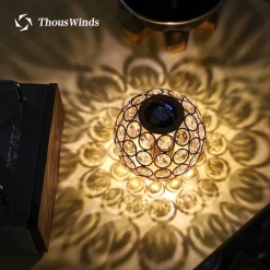 Thous Winds Goal Zero LED Light Crystal Ball Lampshade
