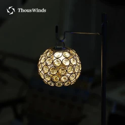Thous Winds Goal Zero LED Light Crystal Ball Lampshade