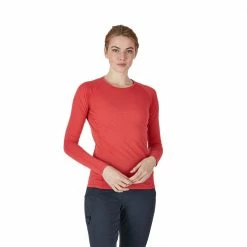 Rab Forge Long Sleeve Tee Women's - Geranium