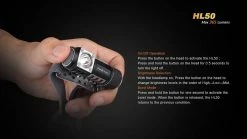 Fenix HL50 XM-L2 T6 Head Lamp Black