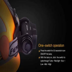 Fenix HL60R Headlamp - Yellow