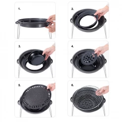 Hewolf Charcoal Korean Barbecue Grill