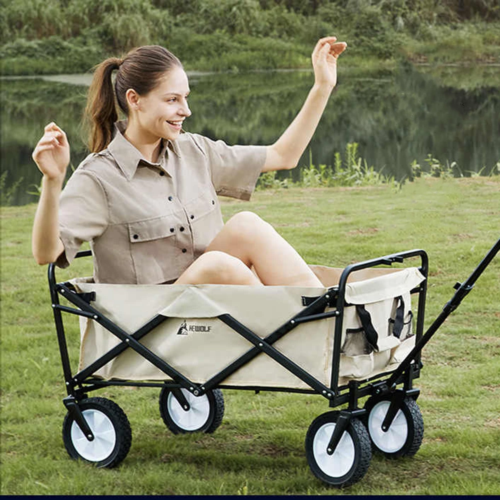 Hewolf Foldable Camping Trolley 7 Hewolf Foldable Camping Trolley