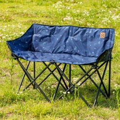 KZM Monogram Double Chair