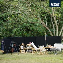 [Imported From Korea] KZM Dual Wind Screen - Outdoor Camping Windproof Screen