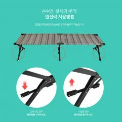 KZM Camping Cot - Gray 14 KZM Camping Cot - Gray