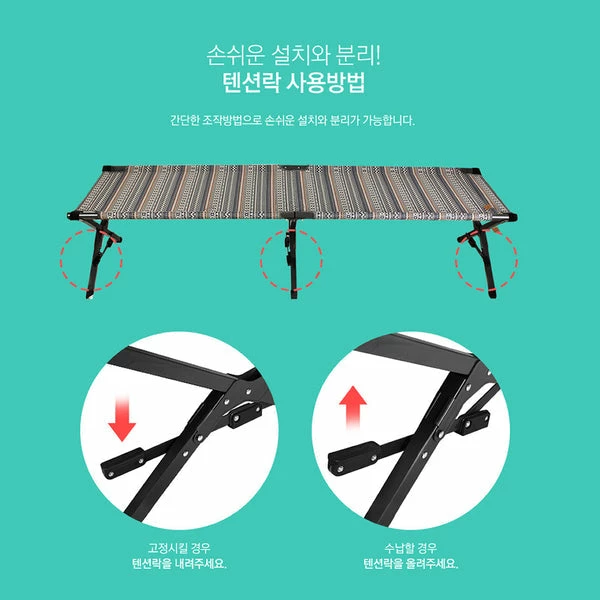 KZM Camping Cot - Gray 8 KZM Camping Cot - Gray