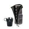 KZM Stainless Steel Black Mug 5P 1 KZM Stainless Steel Black Mug 5P