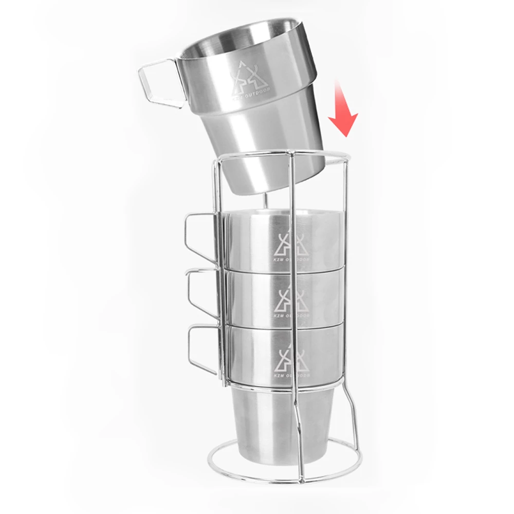 KZM Double Mug 4P Set 4 KZM Double Mug 4P Set