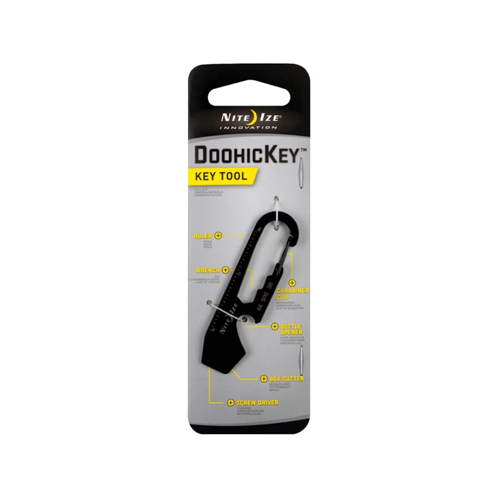 Nite Ize DoohicKey Key-Tool - Black 3 Nite Ize DoohicKey Key-Tool - Black