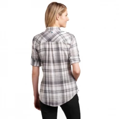 Kuhl Woman Spektra Plaid LS Shirt - Storm