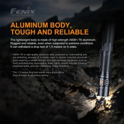 Fenix LD32 UVC XHP 35 HI And 10mW UVC LED Flashlight Black
