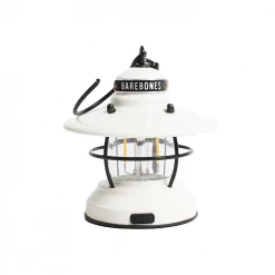 Barebones Edison Mini Lantern - Vintage White