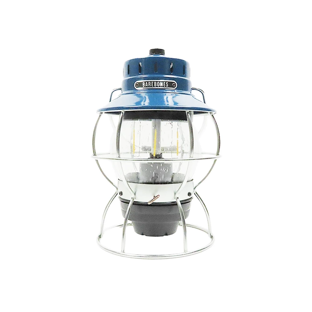 Lanterns Barebones Railroad Lantern Ocean Blue 3 Lanterns Barebones Railroad Lantern Ocean Blue
