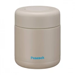 Peacock 0.30L Mini Food Jar - Sand Beige