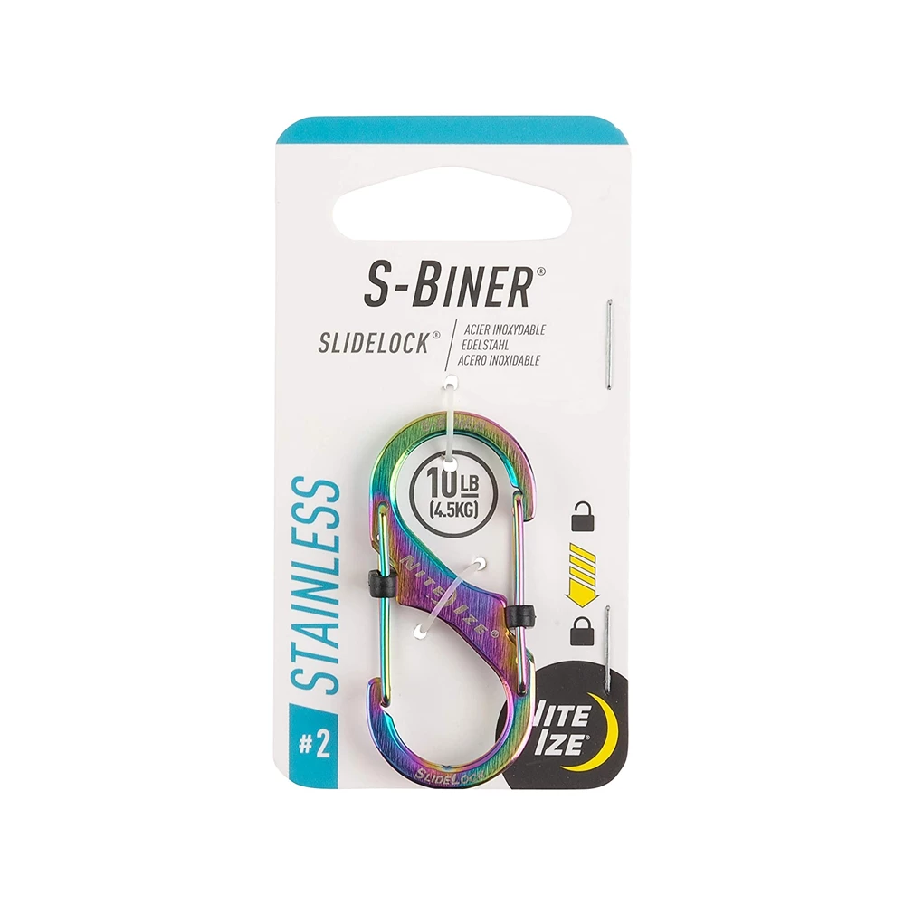 Nite Ize S-Biner® SlideLock® Stainless Steel 10 Nite Ize S-Biner® SlideLock® Stainless Steel