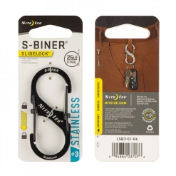 Nite Ize S-Biner® SlideLock® Stainless Steel 21 Nite Ize S-Biner® SlideLock® Stainless Steel