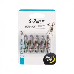 Nite Ize S-Biner® MicroLock® Stainless Steel 5 Pack - Spectrum 8 Nite Ize S-Biner® MicroLock® Stainless Steel 5 Pack - Spectrum