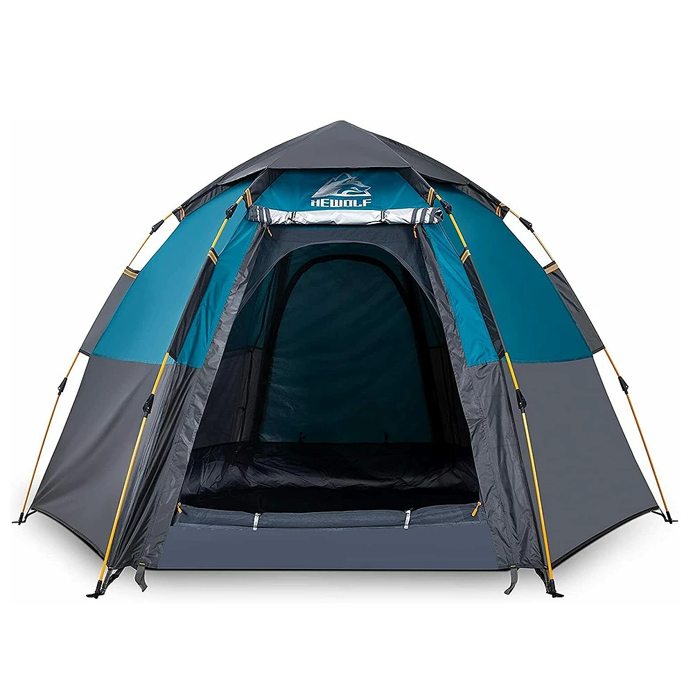 Hewolf 3-5 Person Automatic System Large Outdoor Camping Tent 4 Hewolf 3-5 Person Automatic System Large Outdoor Camping Tent