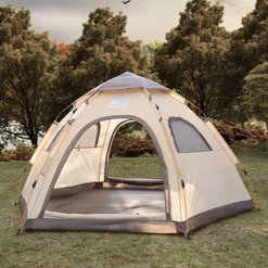 Hewolf 3-5 Person Automatic System Large Outdoor Camping Tent 25 Hewolf 3-5 Person Automatic System Large Outdoor Camping Tent