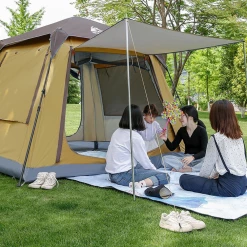 Hewolf Large 8 Person Square Top Automatic Tent