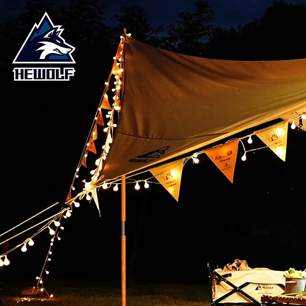 Hewolf LED Outdoor Bulb String Light 5 Hewolf LED Outdoor Bulb String Light