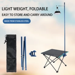Camp Leader Foldable Lantern Pole Holder