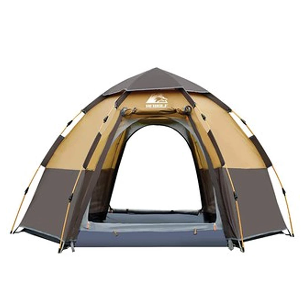 Hewolf 3-5 Person Automatic System Large Outdoor Camping Tent 5 Hewolf 3-5 Person Automatic System Large Outdoor Camping Tent