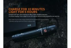 Fenix PD36R Luminus SST40 LED Flashlight Black