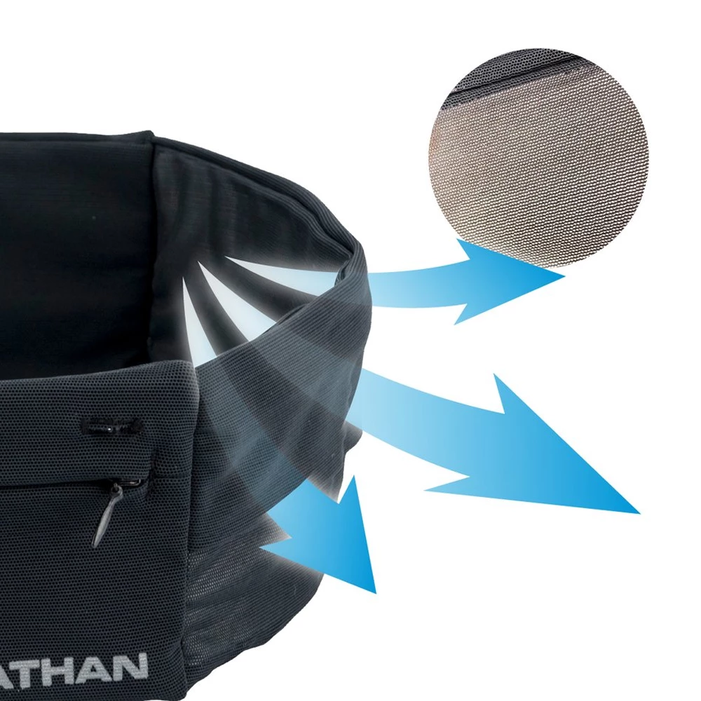 Nathan Zipster Lite Running Storage Bag - Black 4 Nathan Zipster Lite Running Storage Bag - Black