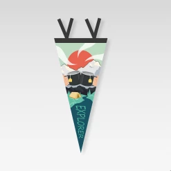 Camp Leader Camping Hanging Flag - Cup Toast