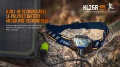 Fenix HL26R Rechargeable Trail Running Headlamp