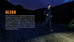 Fenix HL26R Rechargeable Trail Running Headlamp
