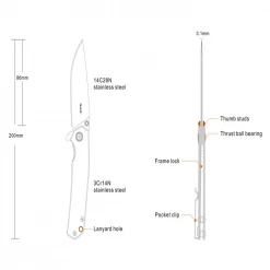Ruike P801-SF Folding Knife