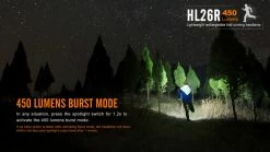 Fenix HL26R Rechargeable Trail Running Headlamp