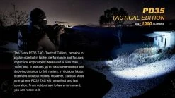 Fenix PD35 TAC Tactical Edition Flashlight 1000 Lumen