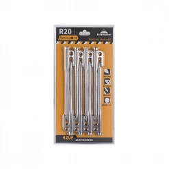 CAMPING MOON Campingmoon Stainless Steel Tent Pegs Silver