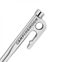 CAMPING MOON Campingmoon Stainless Steel Tent Pegs Silver