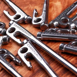 CAMPING MOON Campingmoon Stainless Steel Tent Pegs Silver