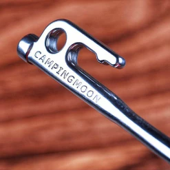CAMPING MOON Campingmoon Stainless Steel Tent Pegs Silver