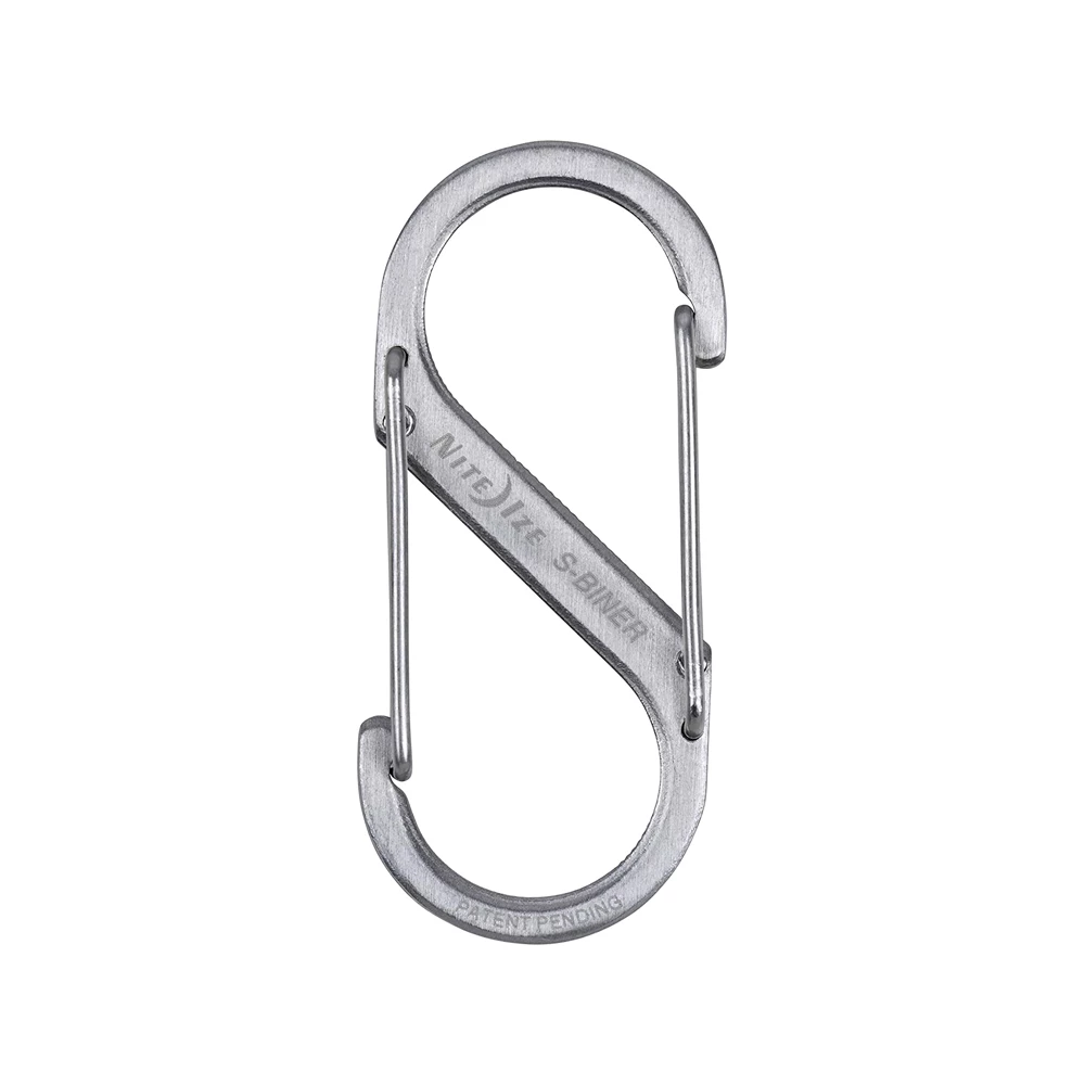 Nite Ize S-Biner® Stainless Steel Dual Carabiner #2 - Stainless 5 Nite Ize S-Biner® Stainless Steel Dual Carabiner #2 - Stainless