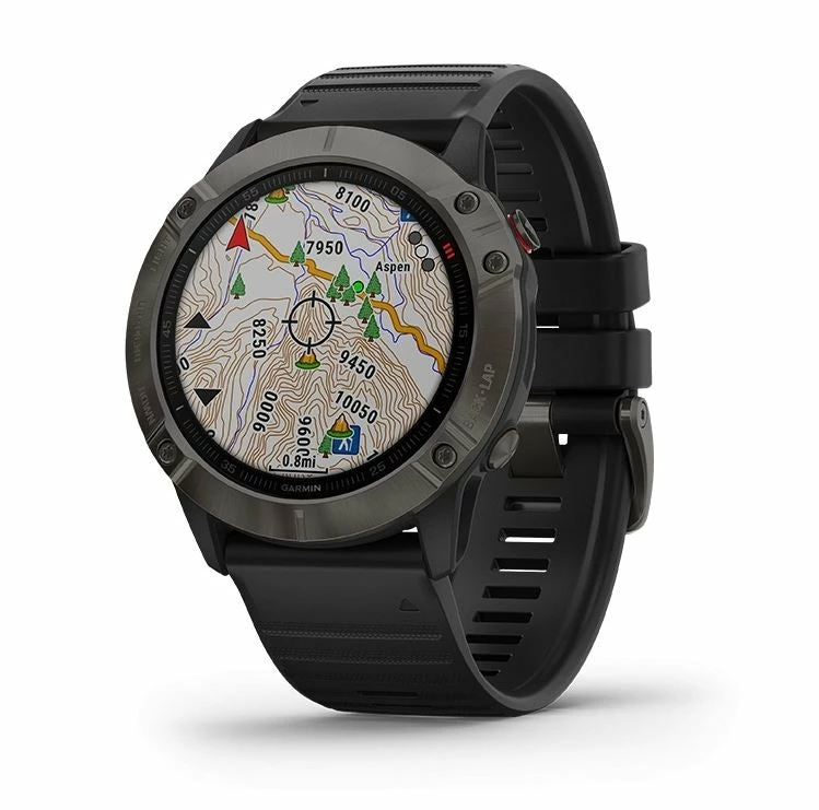 Garmin Fenix 6X GPS Watch - Sapphire Carbon Gray 5 Garmin Fenix 6X GPS Watch - Sapphire Carbon Gray