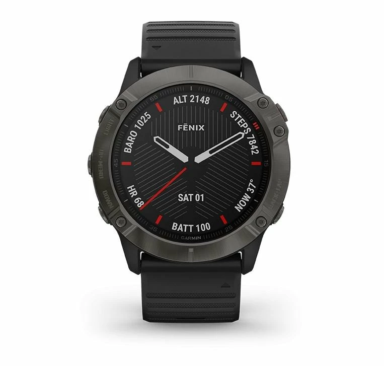 Garmin Fenix 6X GPS Watch - Sapphire Carbon Gray 4 Garmin Fenix 6X GPS Watch - Sapphire Carbon Gray