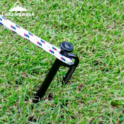 CAMPING MOON Campingmoon 8 Pieces Tent Pegs Black - 20CM