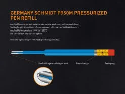 Fenix T5TI Titanium Tactical Pen (Grey)