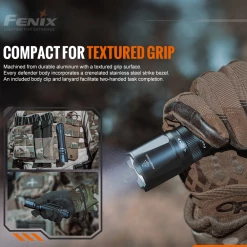 Fenix TK20R V2.0 Rechargeable LED Flashlight - Black