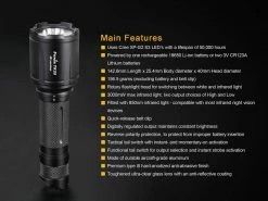 Fenix TK25 LED Flashlight IR Version BLACK