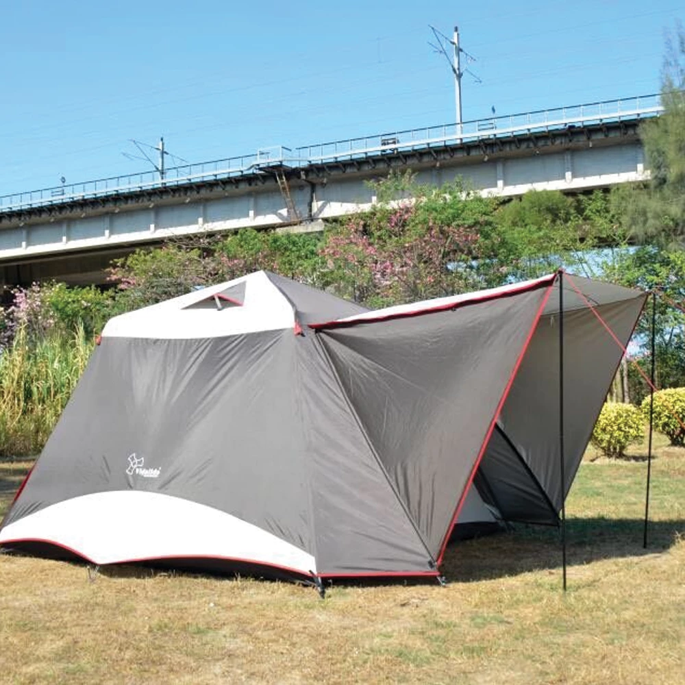 Vidalido Large Instant Cabin Tent Plus - White Coffee 8 Vidalido Large Instant Cabin Tent Plus - White Coffee