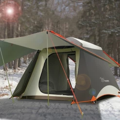 Vidalido Large Instant Cabin Tent Plus - White Coffee 17 Vidalido Large Instant Cabin Tent Plus - White Coffee