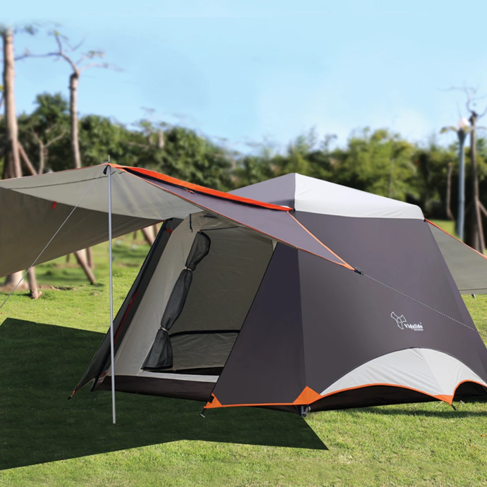 Vidalido Large Instant Cabin Tent Plus - White Coffee 7 Vidalido Large Instant Cabin Tent Plus - White Coffee